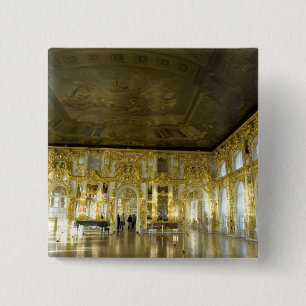 Rusland, Sint-Petersburg, Catharina Paleis (ook be Vierkante Button 5,1 Cm
