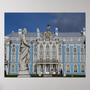 Rusland, Sint-Petersburg, Catharina's Paleis (ook Poster