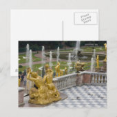 Rusland, Sint-Petersburg, Peterhoff (alias 2 Briefkaart (Voorkant / Achterkant)