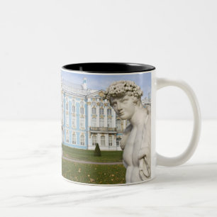 Rusland, Sint-Petersburg, Poesjkin, Catharina's 3 Tweekleurige Koffiemok