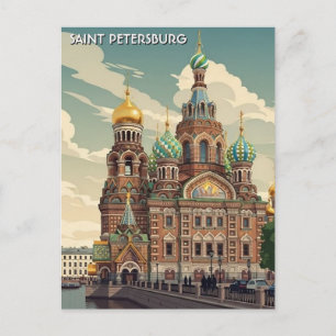 Rusland Sint-Petersburg Reizen Briefkaart