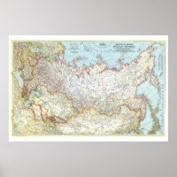 " Rusland (Sovjet-Unie): 1944 Gedetailleerde KAART