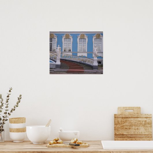 Rusland, St. Petersburg, Pushkin, Catharina's 5 Poster (Keuken)
