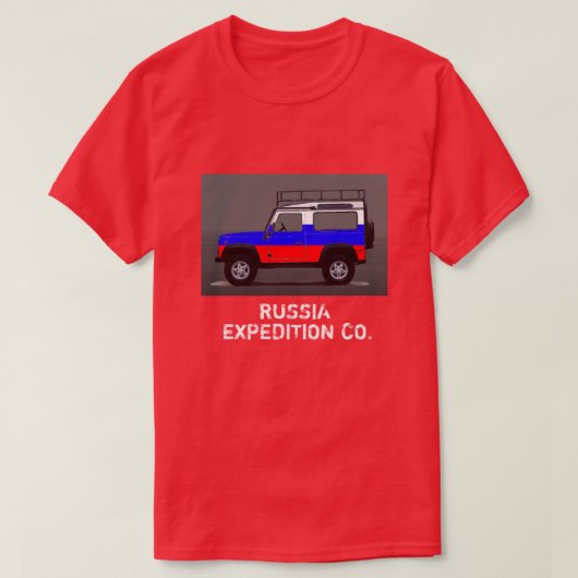 RUSLAND T-SHIRT (Design voorkant)