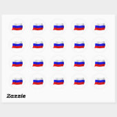 Rusland Vlag Sticker (Vel)