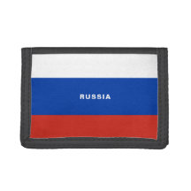 Rusland vlag TriFold Nylon Wallet