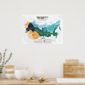 Rusland Volgens het Westen Poster (Keuken)