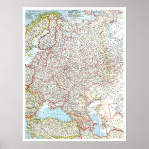 " Rusland (Westerne Sovjet-Unie): Gedetailleerde K Poster