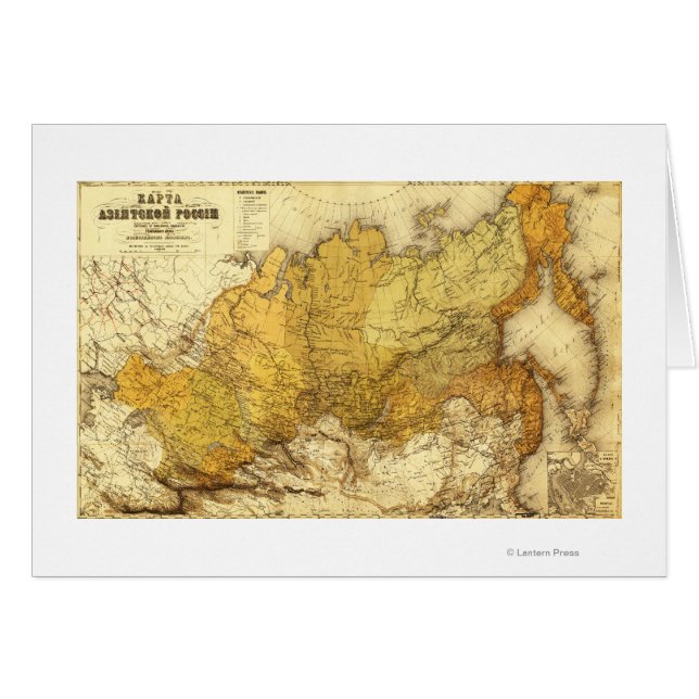 RuslandPanoramische KaartRusland (Voorkant Horizontaal)