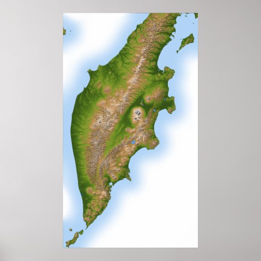 Ruslands Kamchatka-schiereiland Poster (Voorkant)