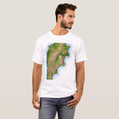 Ruslands Kamchatka-schiereiland T-shirt (Voorkant volledig)