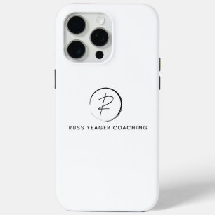 Russ Yeager Coaching Onderschriftlogo iPhone 15 Pro Max Hoesje