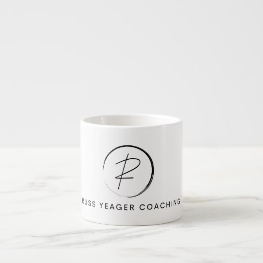 Russ Yeager Coaching Signature Logo Espresso Kop (Voorkant)