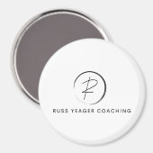 Russ Yeager Coaching Signature Logo Magneet (Voorkant / Achterkant)