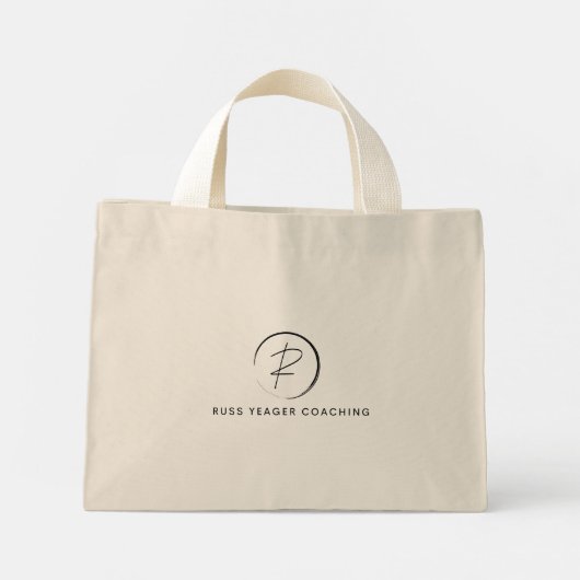 Russ Yeager Coaching Signature Logo Mini Tote Bag (Achterkant)