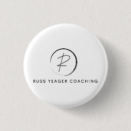Russ Yeager Coaching Signature Logo Ronde Button 3,2 Cm