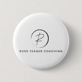 Russ Yeager Coaching Signature Logo Ronde Button 5,7 Cm