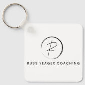 Russ Yeager Coaching Signature Logo Sleutelhanger (Voorkant)
