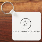 Russ Yeager Coaching Signature Logo Sleutelhanger (Voorkant)