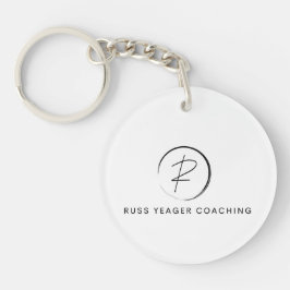 Russ Yeager Coaching Signature Logo Sleutelhanger