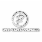 Russ Yeager Coaching Signature Logo Sticker (Voorkant)