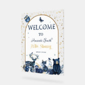 Russe Animal Adventure Baby shower Ciel de nuit (Angle)