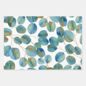 Russe Aquarelle Eucalyptus Feuilles  (Devant 2)