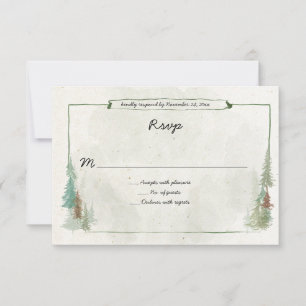 Russe Aquarelle Pine Forest RSVP