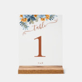 Russe Automne Terracotta Blue Eucalyptus Mariage (Recto)