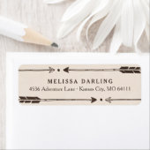 Russe Aventure Étiquettes de adresse thématiques (En situation)