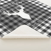 Russe Black White Lake House Plaid Famille (3/4)