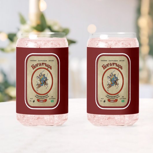 Russe Bogatyr Bière Étiquette (Insitu (Mariage))