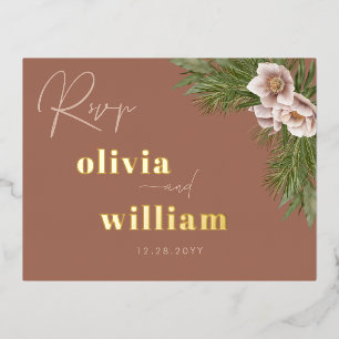 Russe Boho Floral Noël Fêtes RSVP Cartes