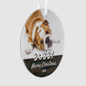 Russe Bois Joyeux Chien de Noël Chien Chien Chien (devant)