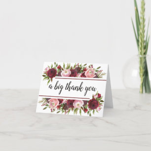 Russe Bourgogne Blush Floral Merci