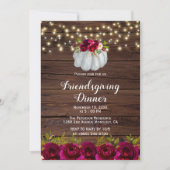 Russe Bourgogne Floral Invitations (Devant)