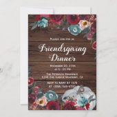 Russe Bourgogne Marine Invitations d'Ami (Devant)