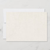 Russe Burlap Pennant Faire-part de mariage (Dos)