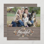 Russe Carte photo Thanksgiving (Devant / Derrière)