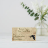 Russe Cartes de visite de faucon pèlerin (Debout devant)