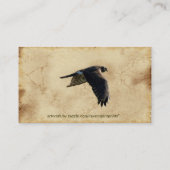 Russe Cartes de visite de faucon pèlerin (Dos)