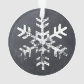 Russe Chalkboard Newlysée Snowflake 1er Noël (dos)