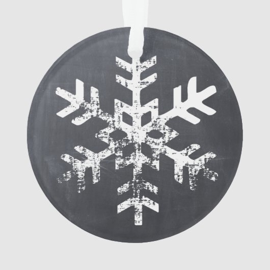 Russe Chalkboard Newlysée Snowflake 1er Noël (dos)
