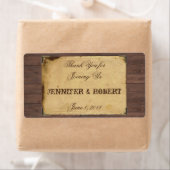 Russe Cowboy Casquette Mariage Étiquette bouteille (En situation)