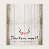 Russe Floral Antlers Shabby Chic Rose Merci (Outside Unfolded)