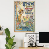 Russe Jardinage Expo Poster vintage 1903 (Bureau à domicile)
