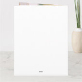 Russe marié Petit Mariage de Noël Merci (Dos)