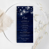 Russe Marine Bois Mason Jarres Light Flat Menu