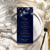 Russe Marine Bois Mason Jarres Light Flat Menu