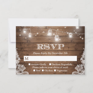 Russe Pays Mason Jar Éclairages RSVP
